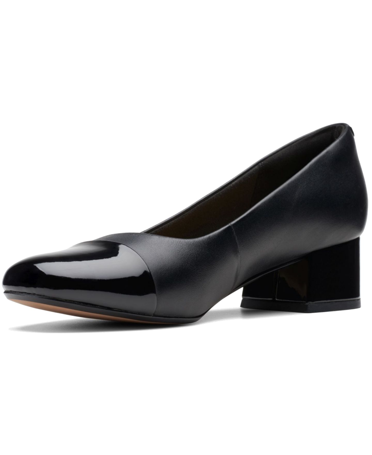 Женские туфли Clarks Marilyn Sara Pumps, цвет: Чёрный комбинированный — фото 6