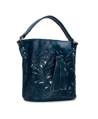 Patricia Nash Otavia Cut-Out Leather Bucket Bag - Macy display picture 1
