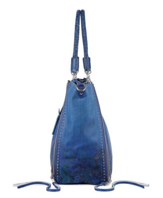 Women's Barracuda Hand Painted Clasp Closure Tote Bag