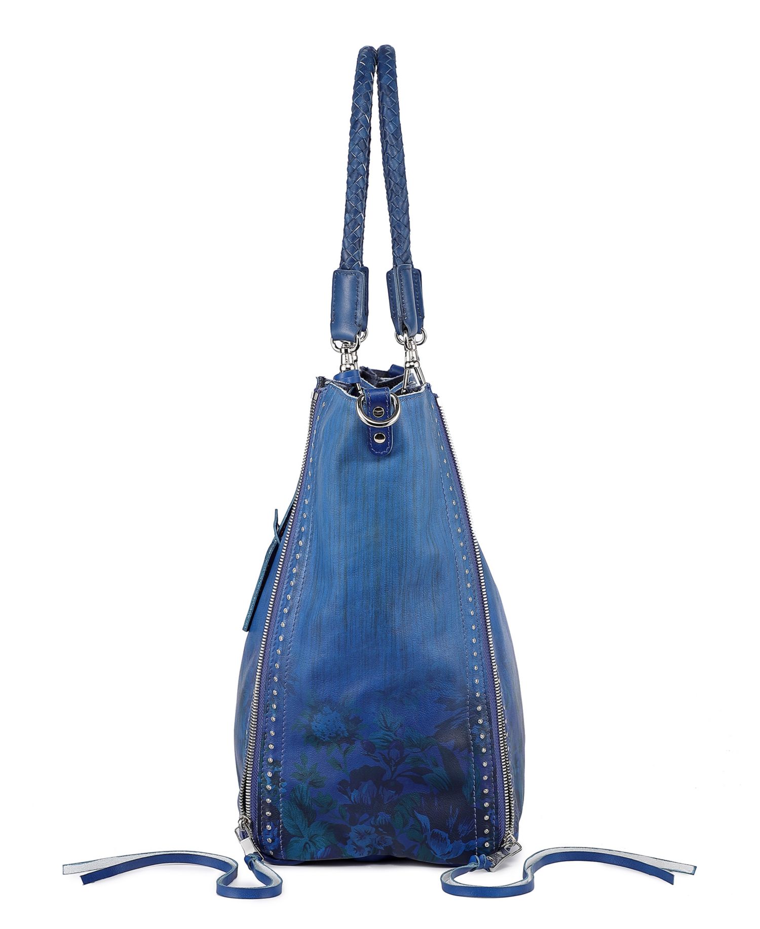Women's Barracuda Hand Painted Clasp Closure Tote Bag