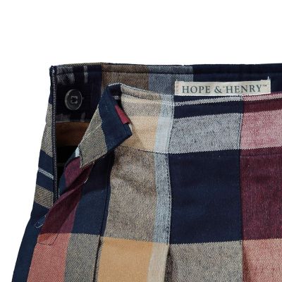 Girls' Pleated Skirt with Buckle Detail, Infant