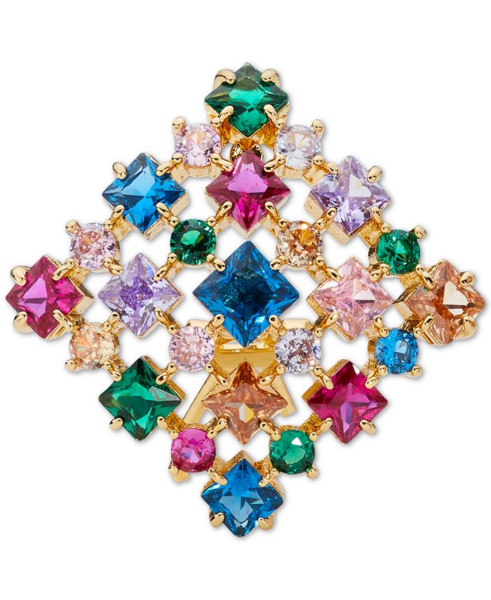 kate spade new york GoldTone Crystal Kaleidoscope Statement Stud
