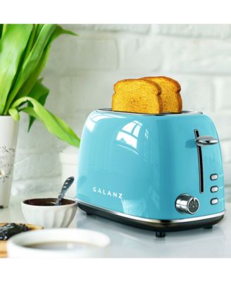 Galanz - Retro Wide-Slot 2-Slice 6-Shade Bread Toaster