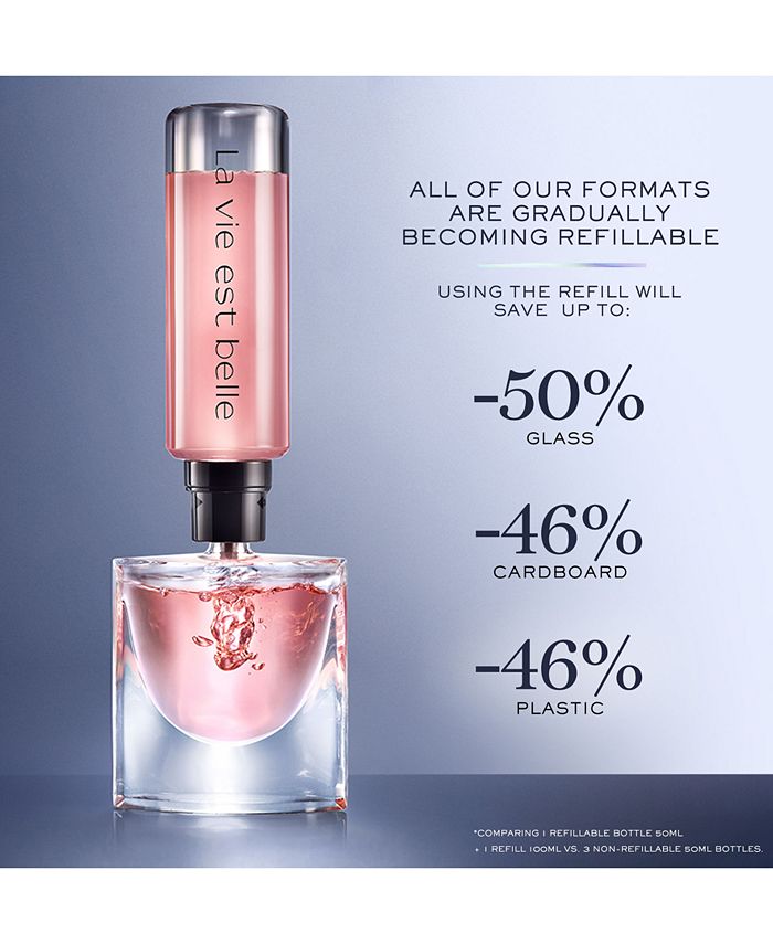 Lancôme La vie est belle Eau de Parfum Refill, 3.4 oz Macy's