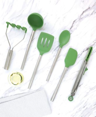 6-Pc. Silicone-Head Kitchen Utensil Set
