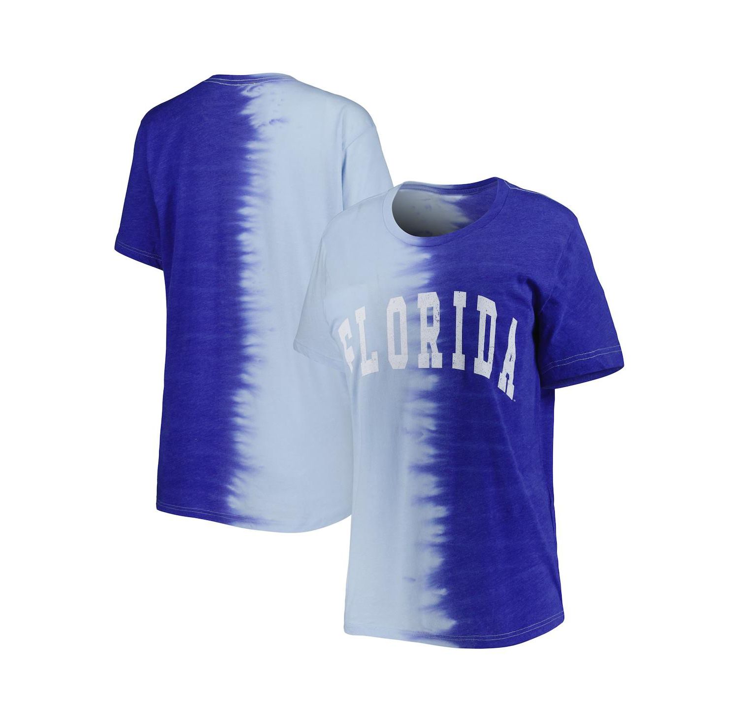 Women's Royal Florida Gators Find Your Groove Split-Dye T-shirt