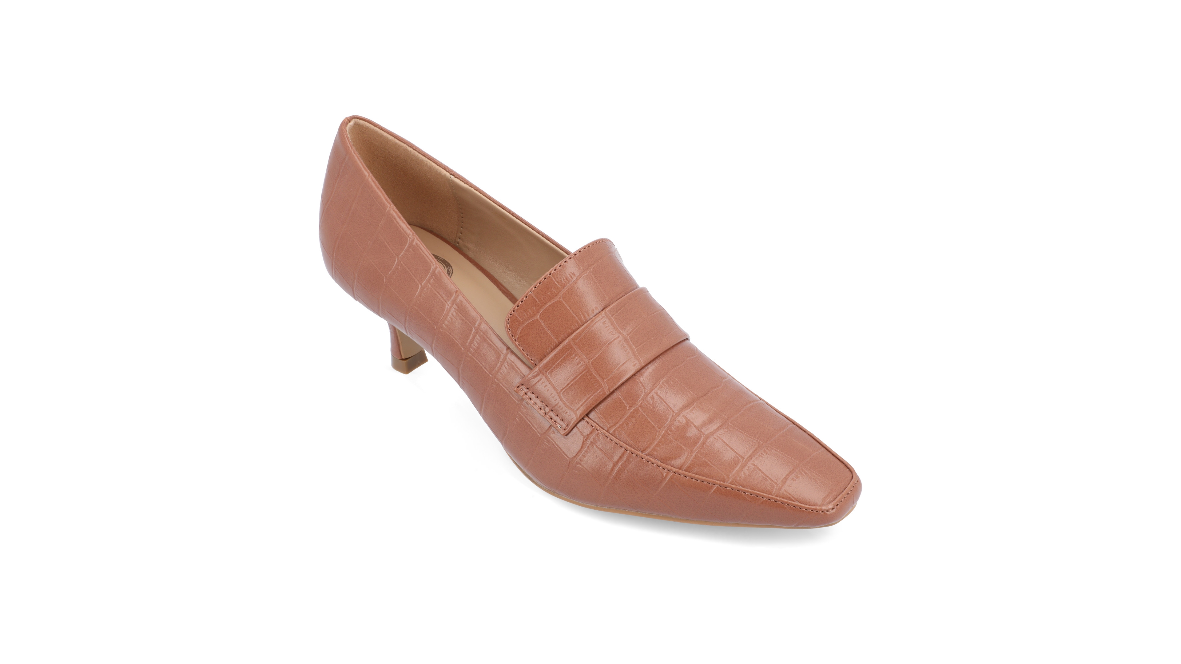 Journee Collection Women's Celina Kitten Heel Loafers