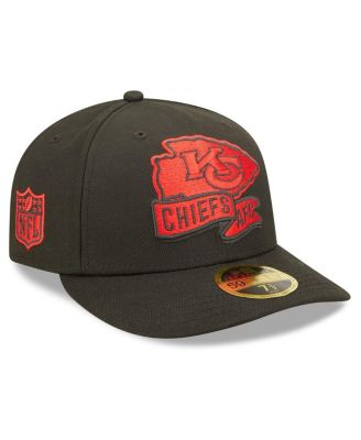 New Era Men's Black Kansas City Chiefs 2022 Sideline 59FIFTY Low ...