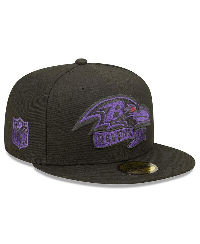 Casquette Trucker Baltimore Ravens New Era 2025 - Réglable, Saison Régulière, Noir