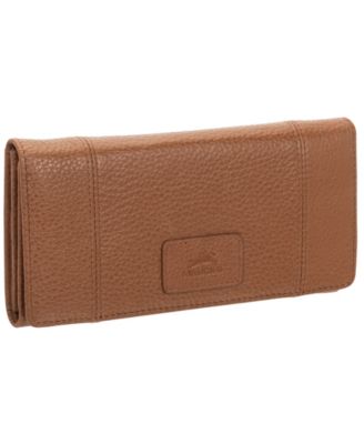 Women's Pebbled Collection RFID Secure Trifold Wallet