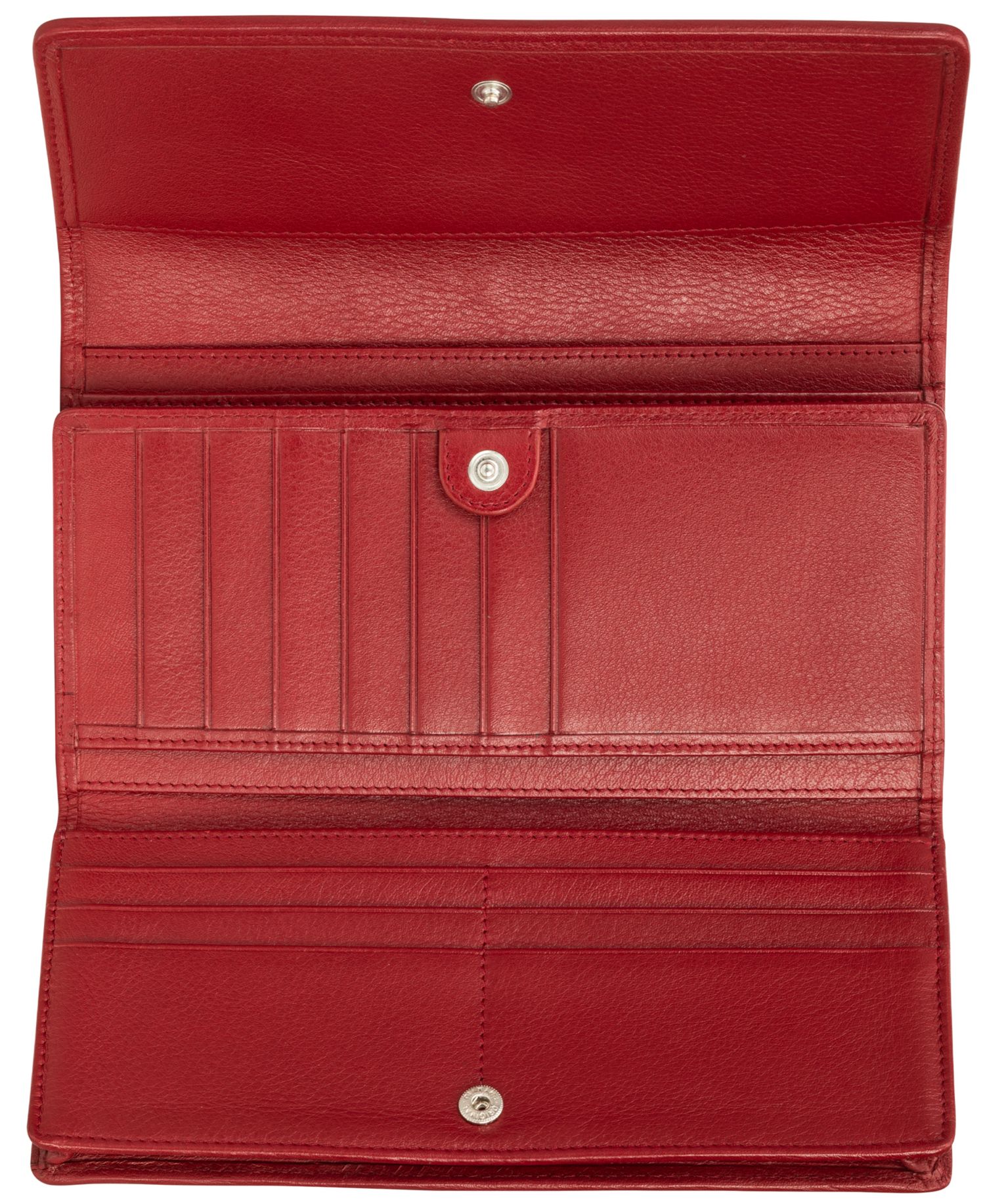 Women's Basket Weave Collection RFID Secure Quadruple Fold Wallet