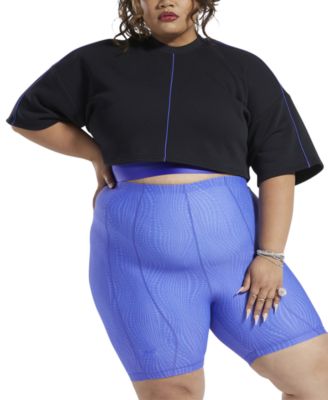 Reebok - Plus Size Cropped T-Sweatshirt