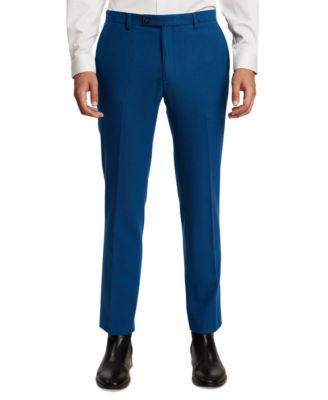 Paisley & Gray - Men's Slim-Fit Wool Suit Pants