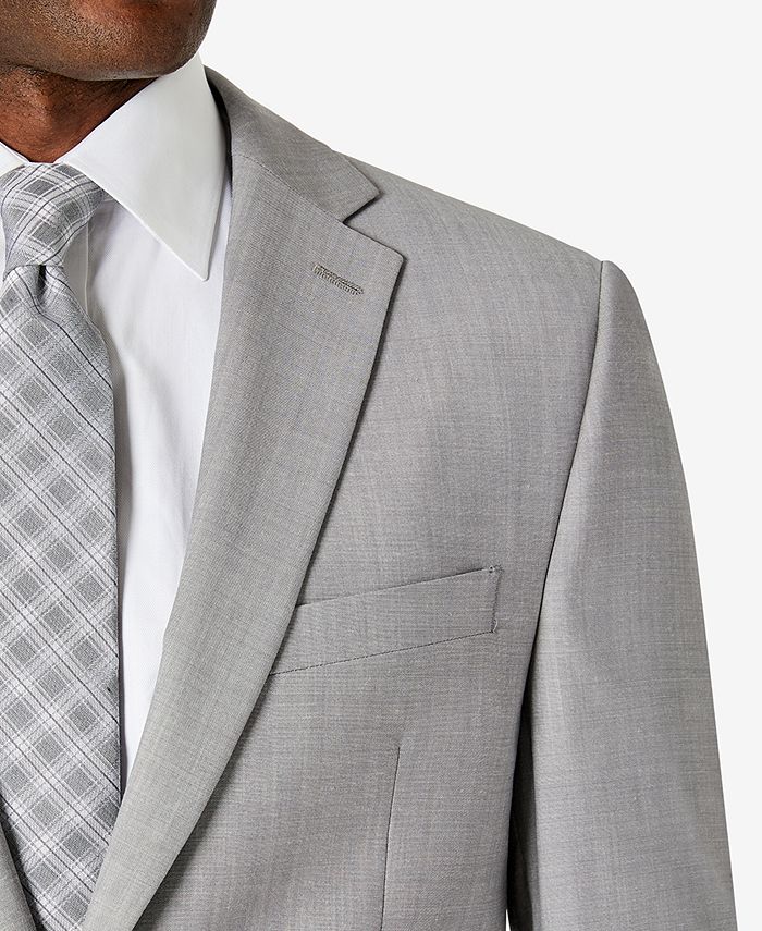 Calvin Klein Men's Solid Classic-Fit Suit Jackets & Reviews - Suits ...