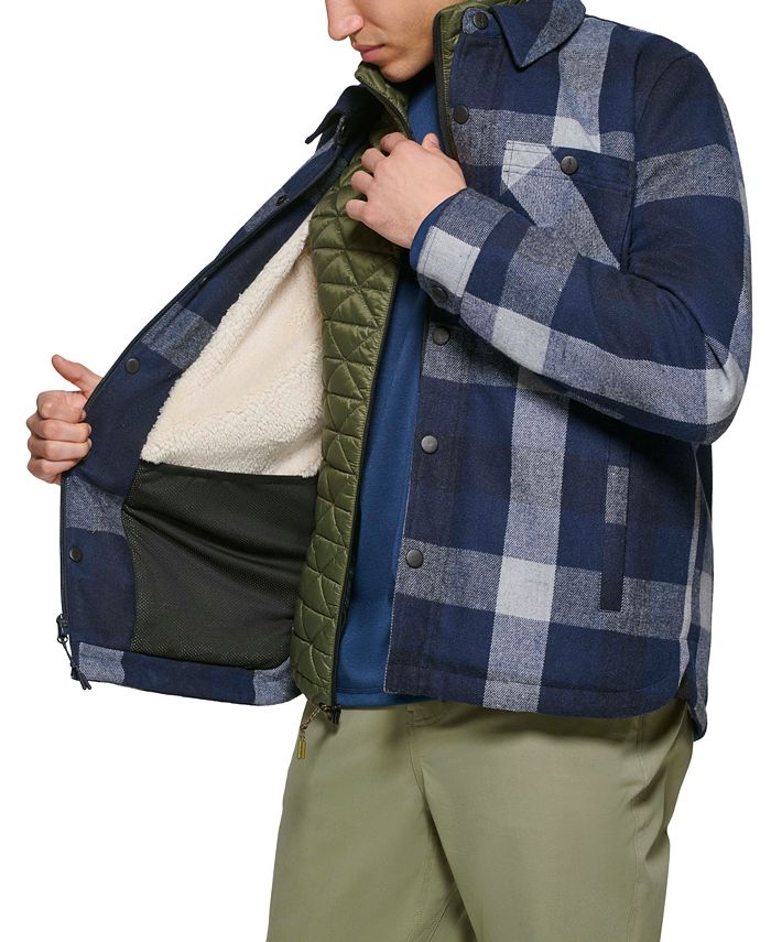 BASS OUTDOOR Men's Mission Field Sherpa Lined Shirt Jacket Macy's