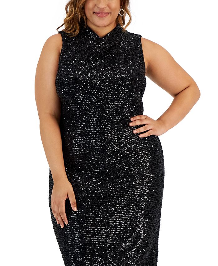 RACHEL Rachel Roy Plus Size Harland Sequined Dress Macy's