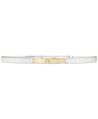 ベルト LAUREN RALPH LAUREN Woman Belt White 412957004 004 Lauren Ralph Lauren 1.25