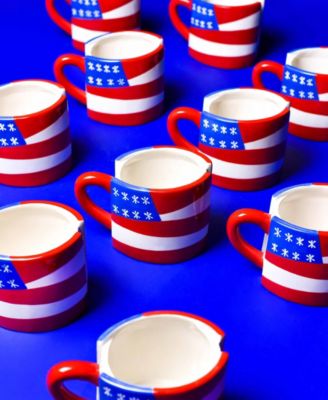 by Laura Johnson Flag Shaped Mug 16 oz 