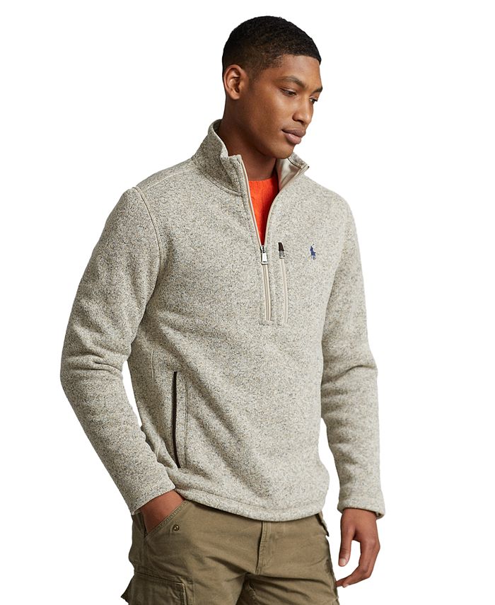 Polo Ralph Lauren Men's Fleece Half-Zip Pullover & Reviews - Hoodies &  Sweatshirts - Men - Macy's