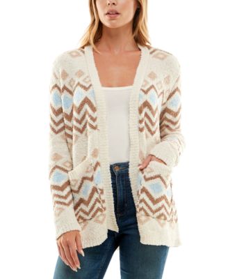 lace shoulder cardigan