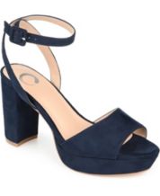 Blue Wide High Heels Pumps for Women Macy s