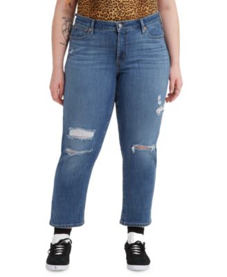 Levi s Trendy Plus Size Boyfriend Jeans Macy s