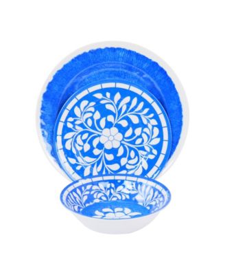 Nelly Melamine 12 Pc. Dinnerware Set, Service for 4