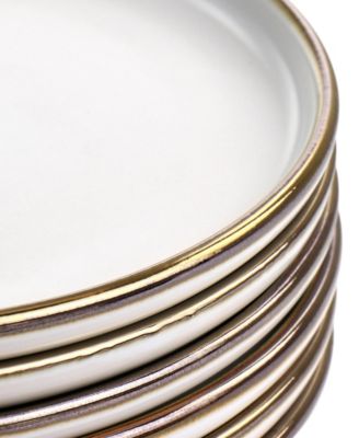 Alejandro Gold-Tone Salad Plates, Set of 6