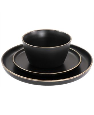 Mateo Gold-Tone 16 Pc. Dinnerware Set, Service for 4