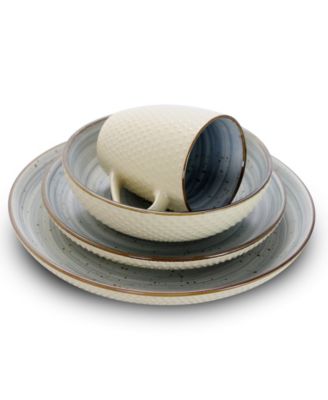 Yeva Swirl 16 Pc. Dinnerware Set, Service for 4