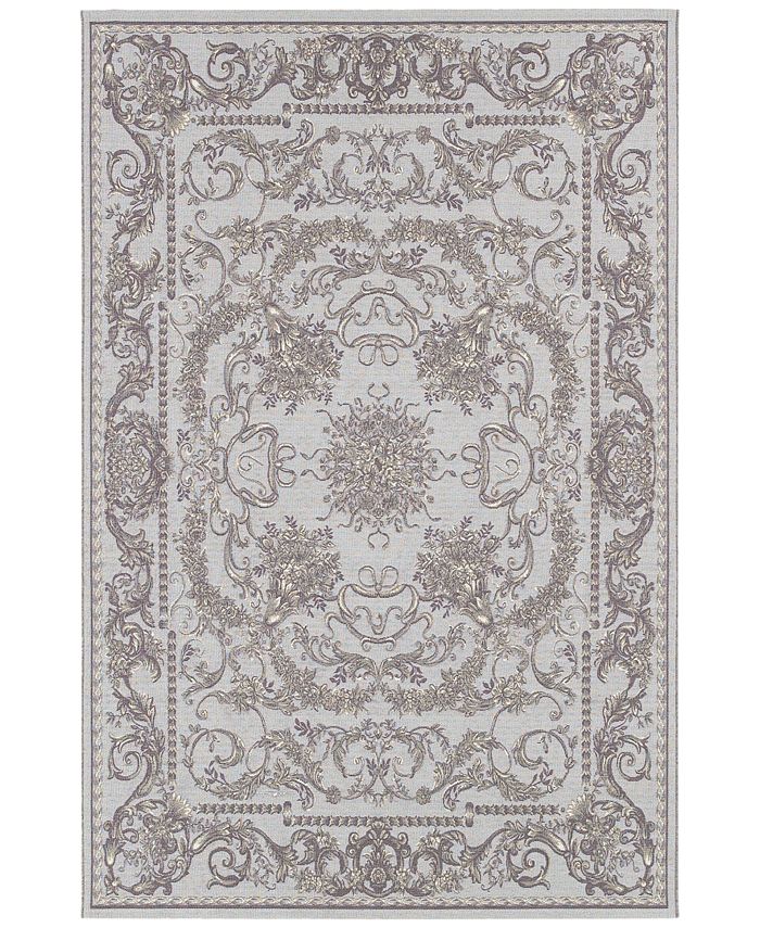 Couristan Indoor/Outdoor Area Rug, Dolce 4079/7475 Messina Sky Blue ...