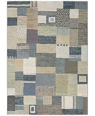Couristan - Runner Rug, Taylor Maribel Cream-Grey 2'7" x 7'10"