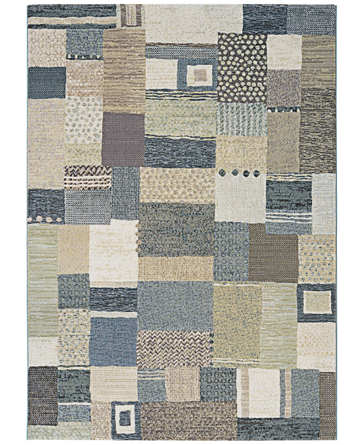 Couristan Taylor Maribel 7'10in x 11'2in Area Rug - Cream-Grey