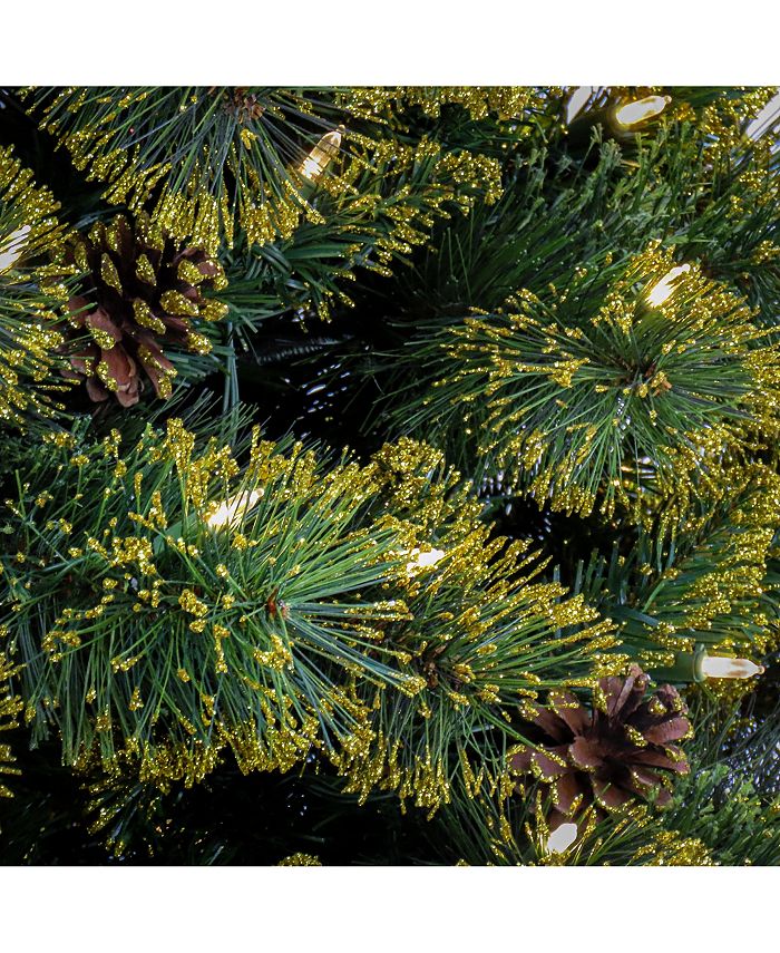 National Tree Company 7' PreLit Maine Pine Tree with LED Lights Macy's