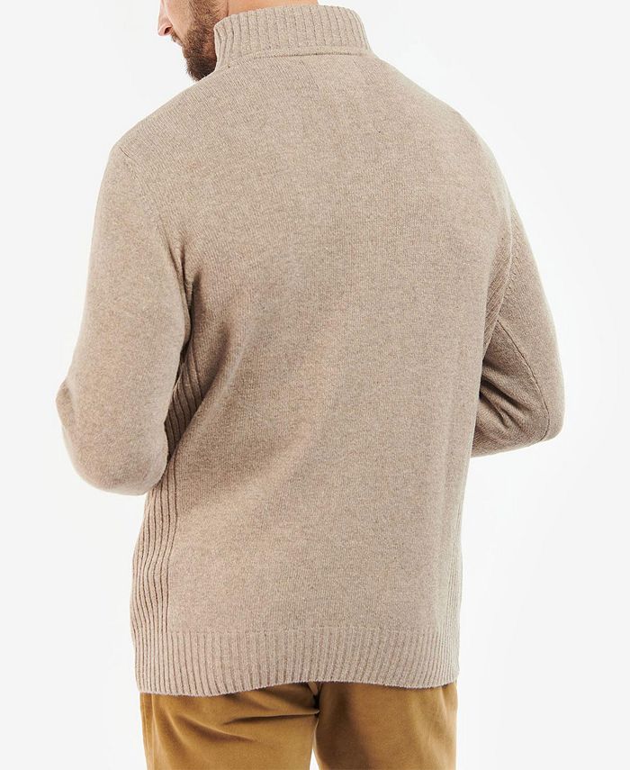 Barbour Men's Nelson Essential QuarterZip Wool Sweater & Reviews