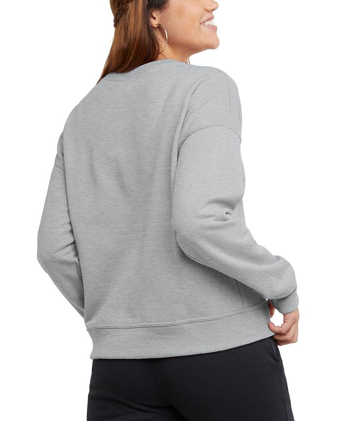 Champion Women's Powerblend Fleece Crewneck Sweatshirt Macy's