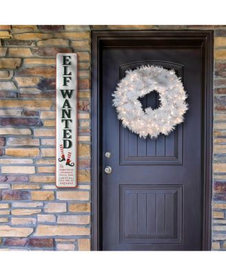 47" Elf Wanted Wall Sign