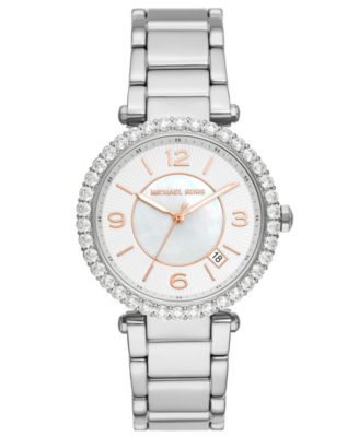 MICHAEL KORS Women\'s Bracelet Watch, 39mm Michael Kors Layton Pavé Chronograph Bracelet Watch, 39mm  main image 4