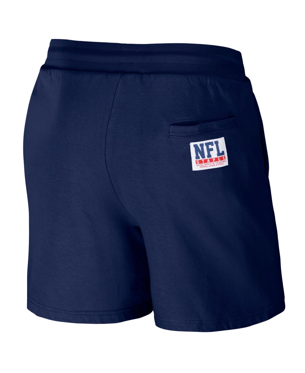 Shop Nfl Properties Men's Nfl X Staple Navy Seattle Seahawks New Age Throwback Vintage-like Wash Fleece Short