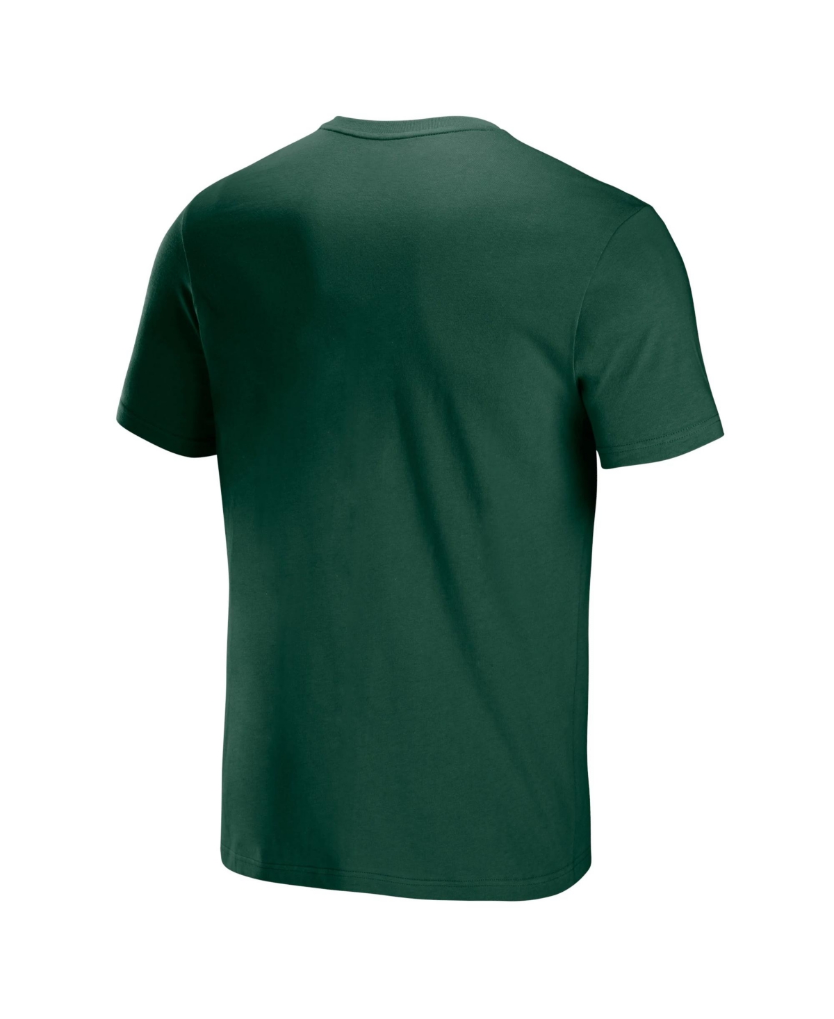 Shop Nfl Properties Men's Nfl X Staple Hunter Green Green Bay Packers Lockup Logo Short Sleeve T-shirt