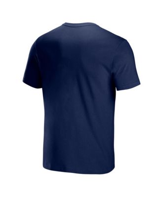 Men's NFL X Staple Navy New England Patriots Lockup Logo Short Sleeve T-shirt