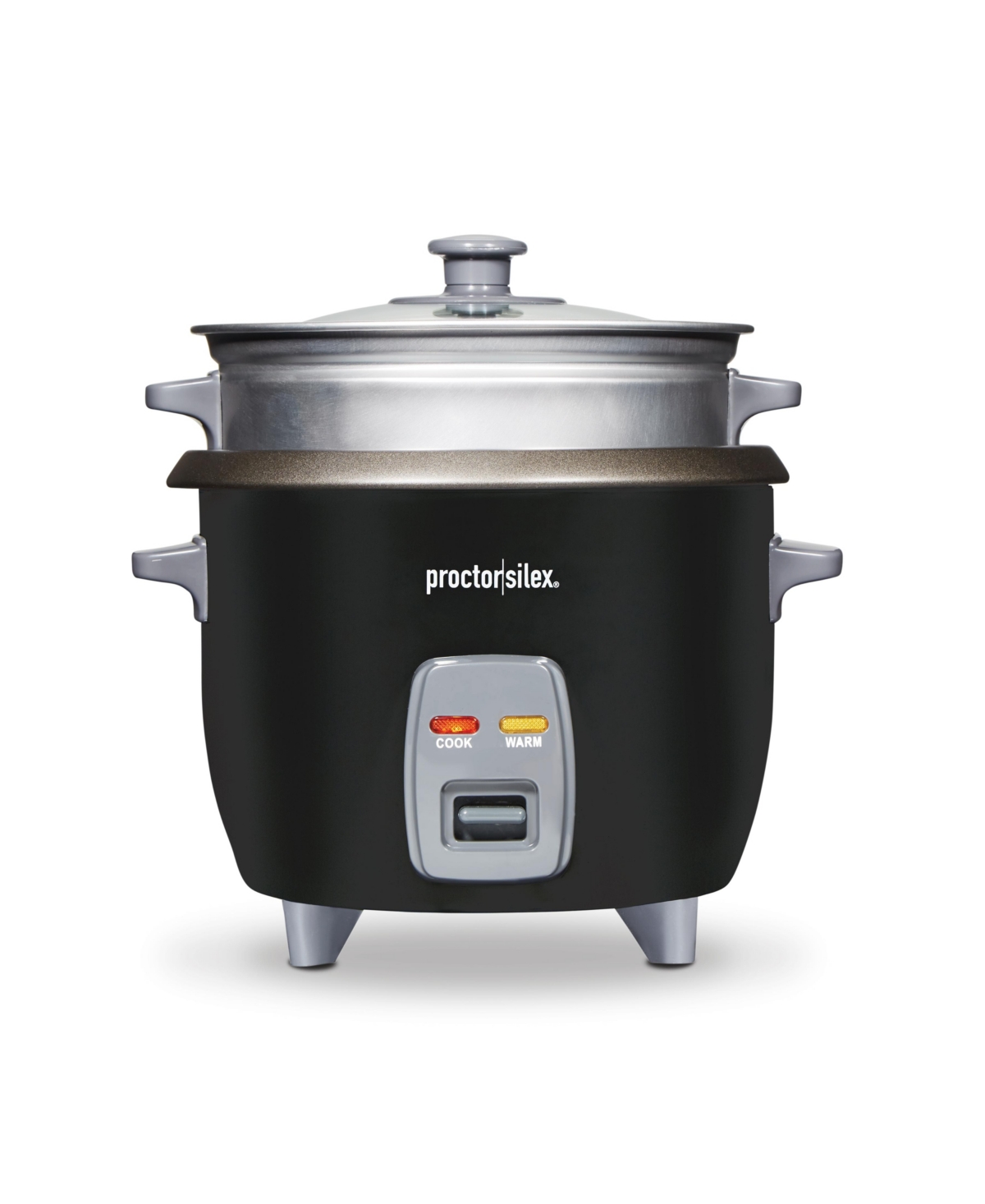 Proctor Silex 6 Cup Rice Cooker And Steamer In Black