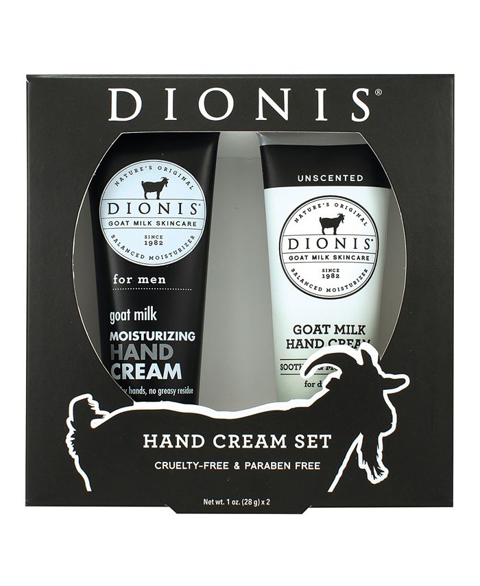 Dionis Men's Goat Milk Hand Cream Duo Set, 2 Piece Macy's