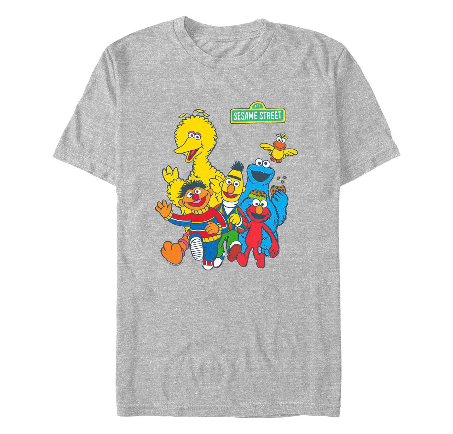 Men's Sesame Street Counting Short Sleeve T-shirt