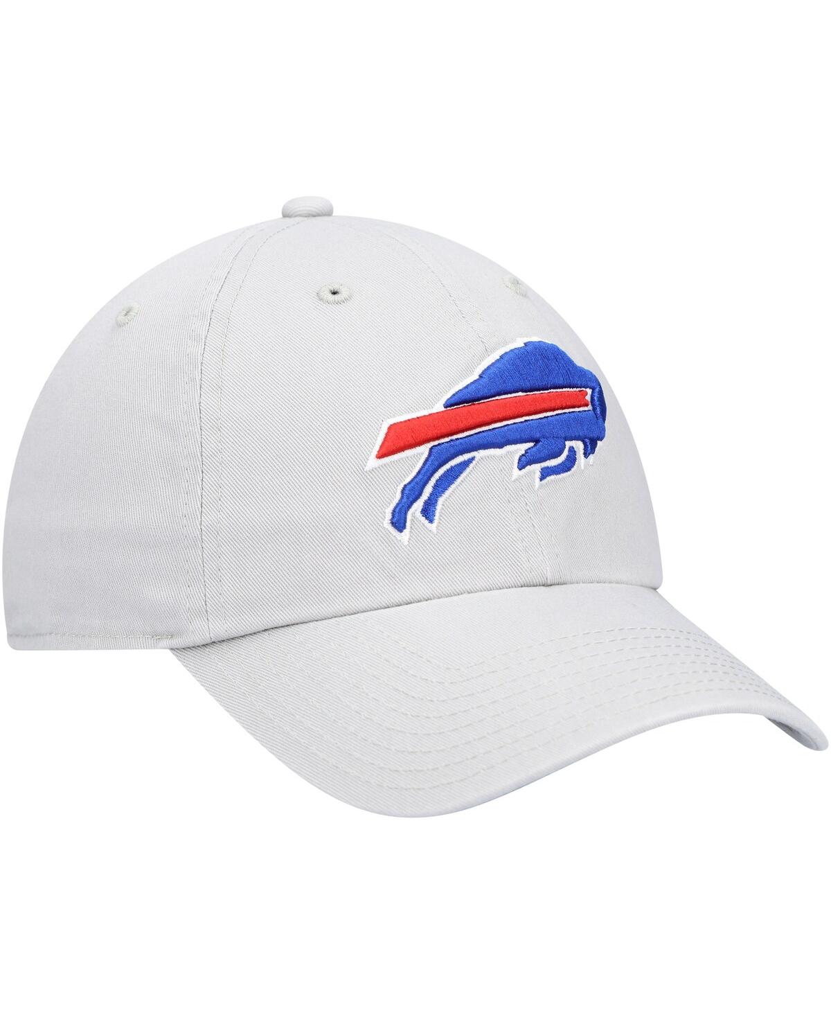 Shop 47 Brand Men's '47 Gray Buffalo Bills Clean Up Adjustable Hat