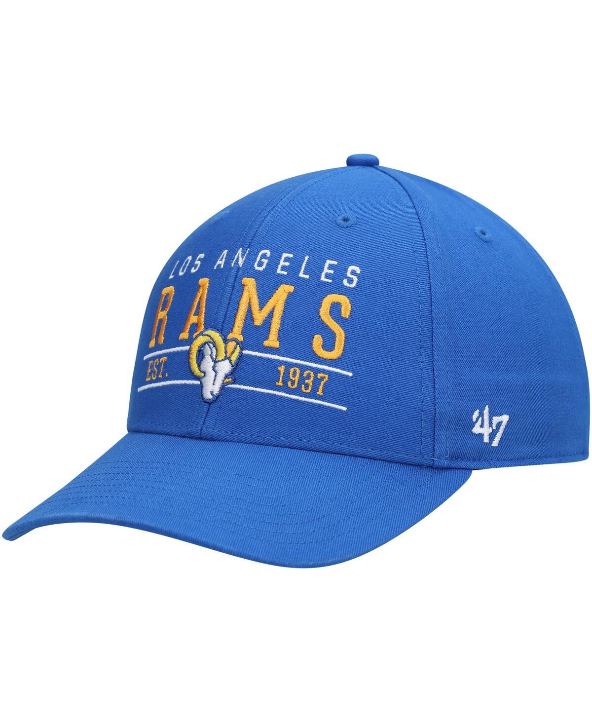 47 Brand Men's '47 Royal Los Angeles Rams Centerline Mvp Adjustable Hat