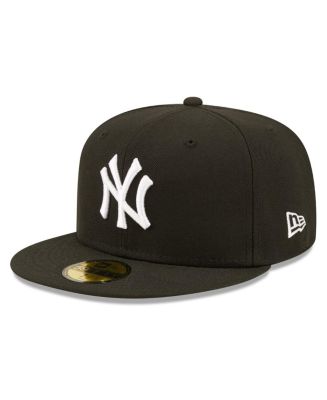 New York Yankees Black Scarlet Logo New Era 59Fifty Fitted