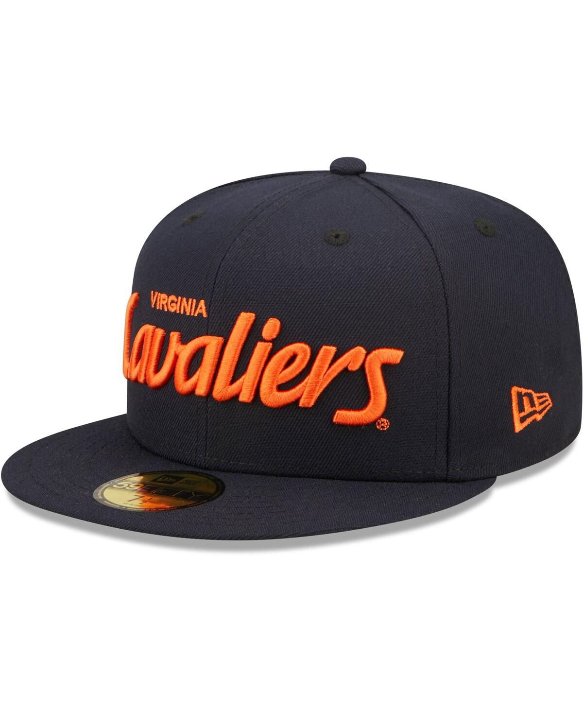 New Era Navy Virginia Cavaliers Griswold 59fifty Fitted Hat In Navy