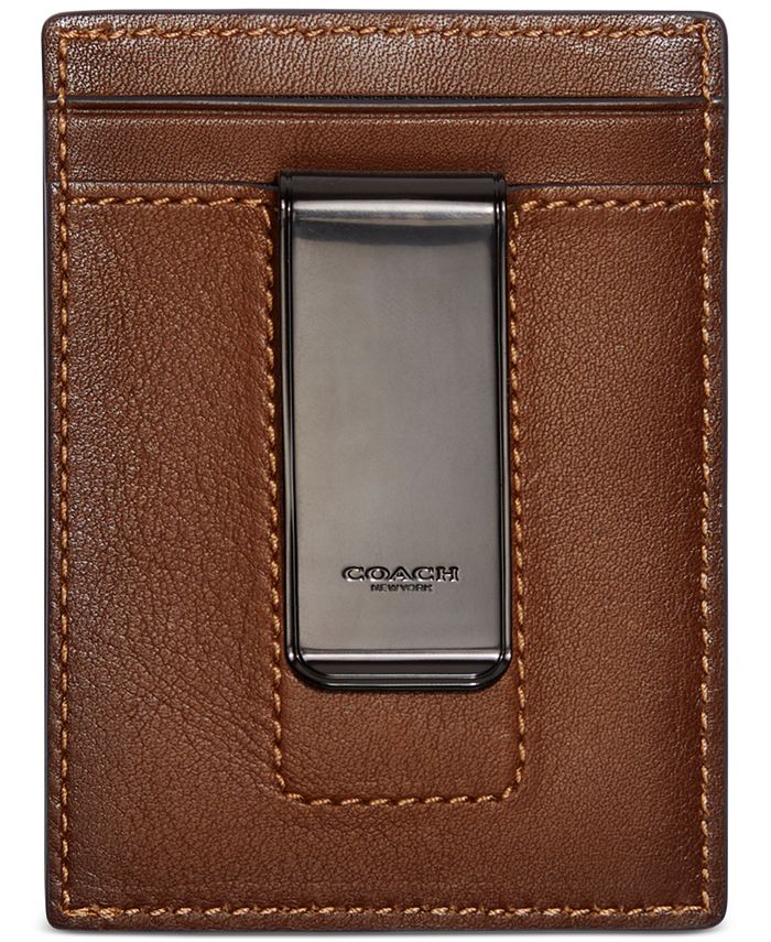 COACH Money Clip Card Case Macy's
