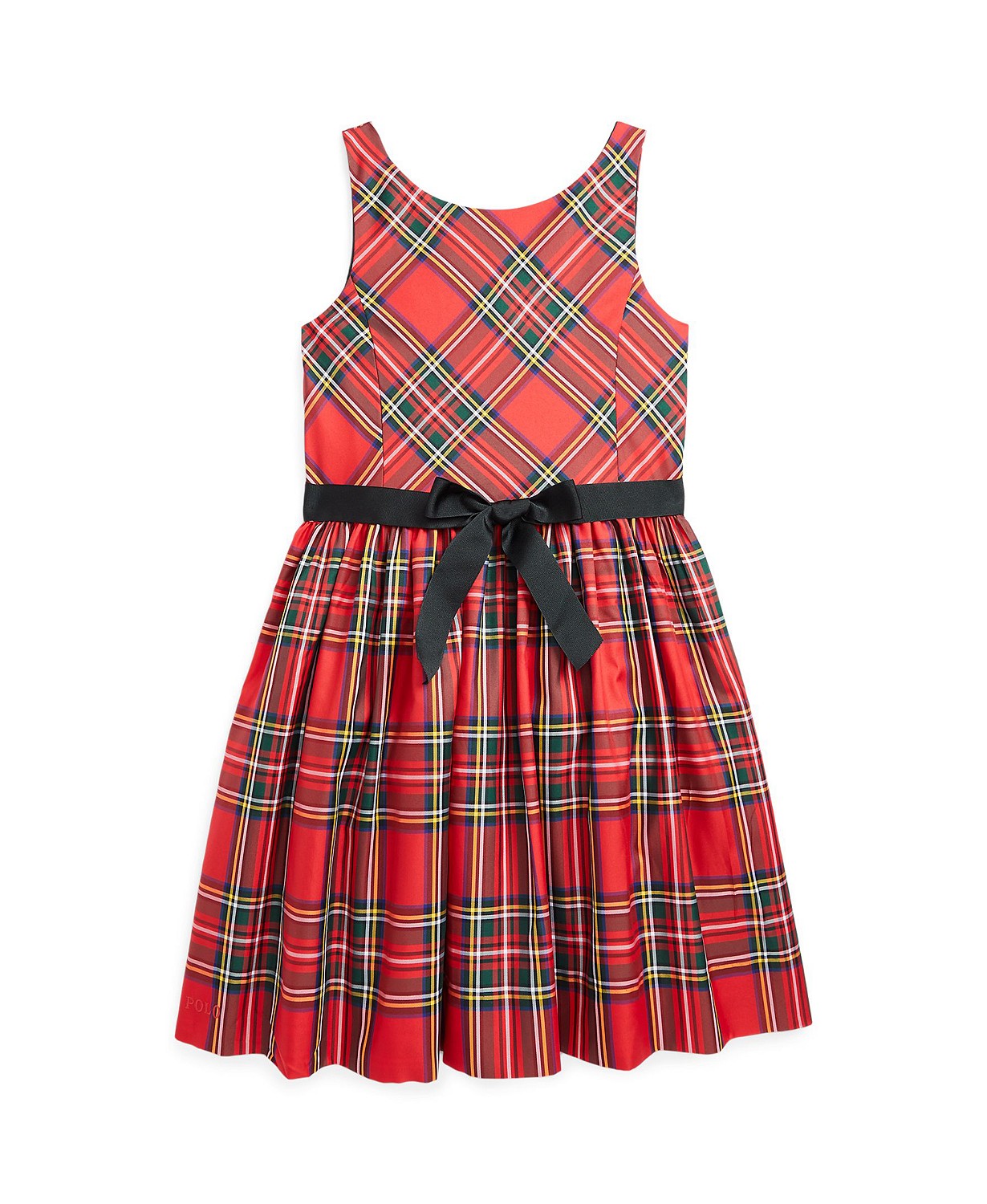 Little Girls Plaid Fit-and-Flare Dress